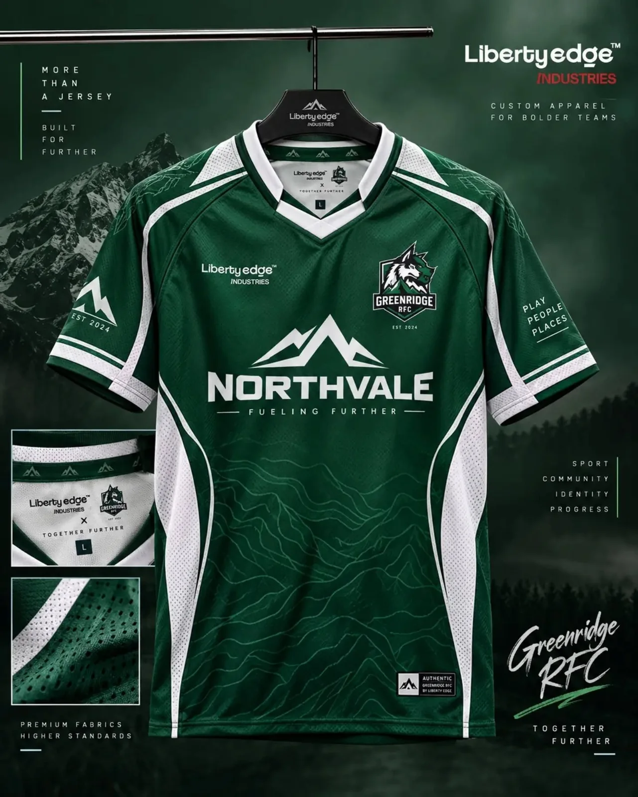 Liberty Edge Industries Custom Rugby Kit