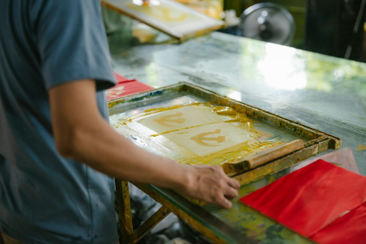 Printing embroidery and apparel embellishment process