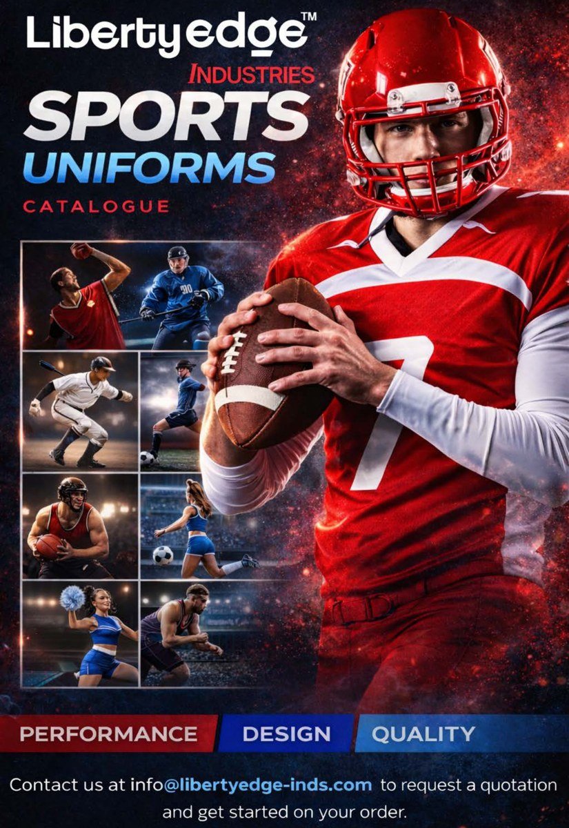Liberty Edge Industries Sports Uniforms Catalogue cover