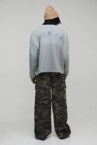 Liberty Edge Industries Houston Western Graphic Quarter Zip Sweatshirt – Grey - Image 2