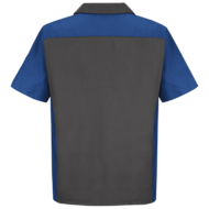 Liberty Edge Men’s Two-Tone Short Sleeve Industrial Work Shirt - Image 2
