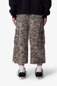 Extra Long Digital Camo Cargo Shorts - Image 3