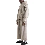Liberty Edge Industries Heavyweight Acid Wash Oversized Zip-Up Hoodie with Rhinestone Patch Embroidery – Vintage Streetwear for Men - Image 4