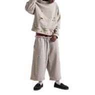 Liberty Edge Industries Heavyweight Acid Wash Oversized Zip-Up Hoodie with Rhinestone Patch Embroidery – Vintage Streetwear for Men - Image 3
