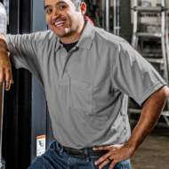Liberty Edge Industrial Short Sleeve Work Polo with Chest Pocket - Image 5