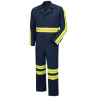 Liberty Edge High-Visibility Reflective Long Sleeve Work Coverall