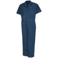 Liberty Edge Men’s Short Sleeve Heavy-Duty Work Coverall