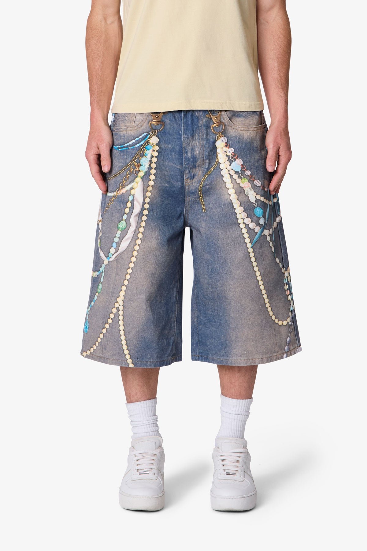 Ultra-Baggy-Chain-Printed-Denim-Shorts-Light-Blue-2.jpg Liberty Edge Ultra Baggy Chain Print Denim Shorts – Light Blue Graphic Oversized Streetwear Shorts - Image 1
