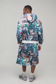 Men's Graphic Hoodie & Shorts Set | Premium Streetwear Co-Ord | Liberty Edge Industries - Image 2